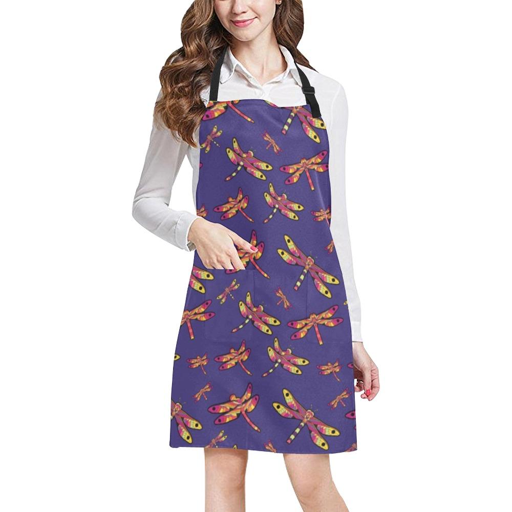 Gathering Purple All Over Print Apron All Over Print Apron e-joyer 