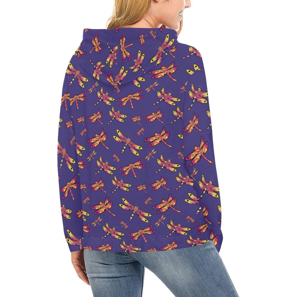 Gathering Purple All Over Print Hoodie for Women (USA Size) (Model H13) All Over Print Hoodie for Women (H13) e-joyer 