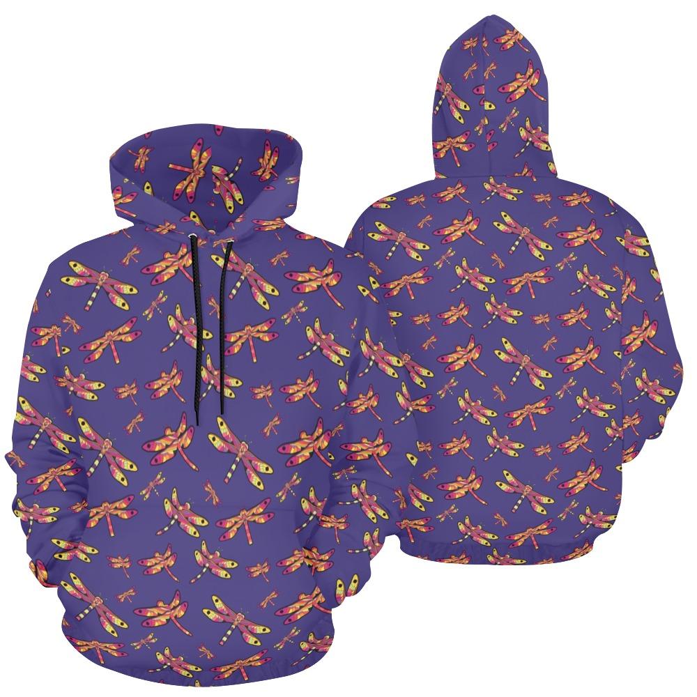 Gathering Purple All Over Print Hoodie for Women (USA Size) (Model H13) All Over Print Hoodie for Women (H13) e-joyer 