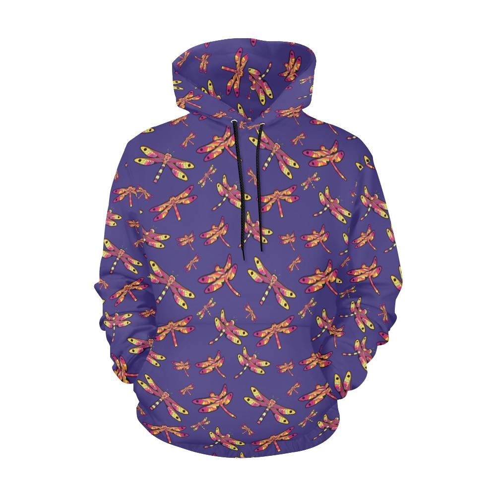 Gathering Purple All Over Print Hoodie for Women (USA Size) (Model H13) All Over Print Hoodie for Women (H13) e-joyer 