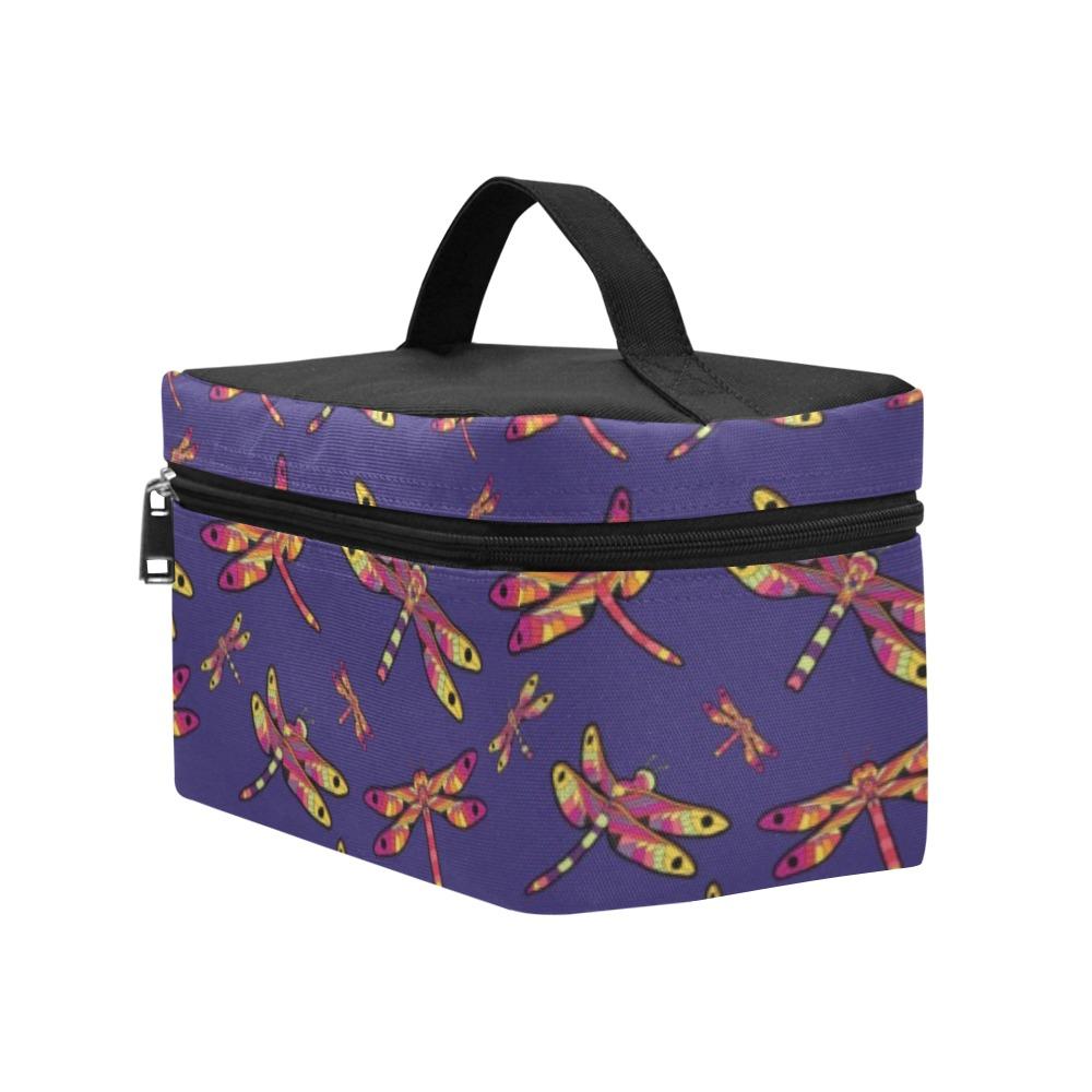Gathering Purple Cosmetic Bag/Large (Model 1658) bag e-joyer 