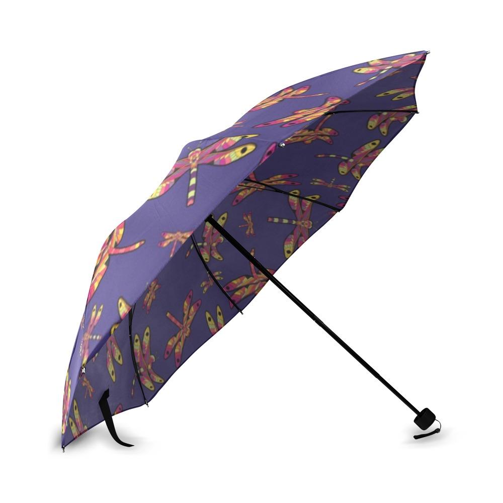 Gathering Purple Foldable Umbrella (Model U01) Foldable Umbrella e-joyer 