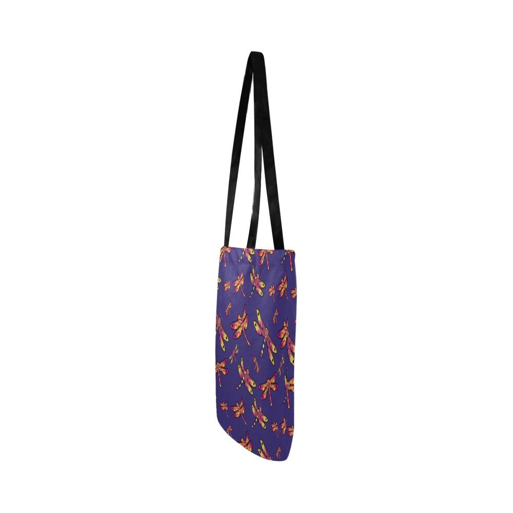 Gathering Purple Reusable Shopping Bag Model 1660 (Two sides) Shopping Tote Bag (1660) e-joyer 