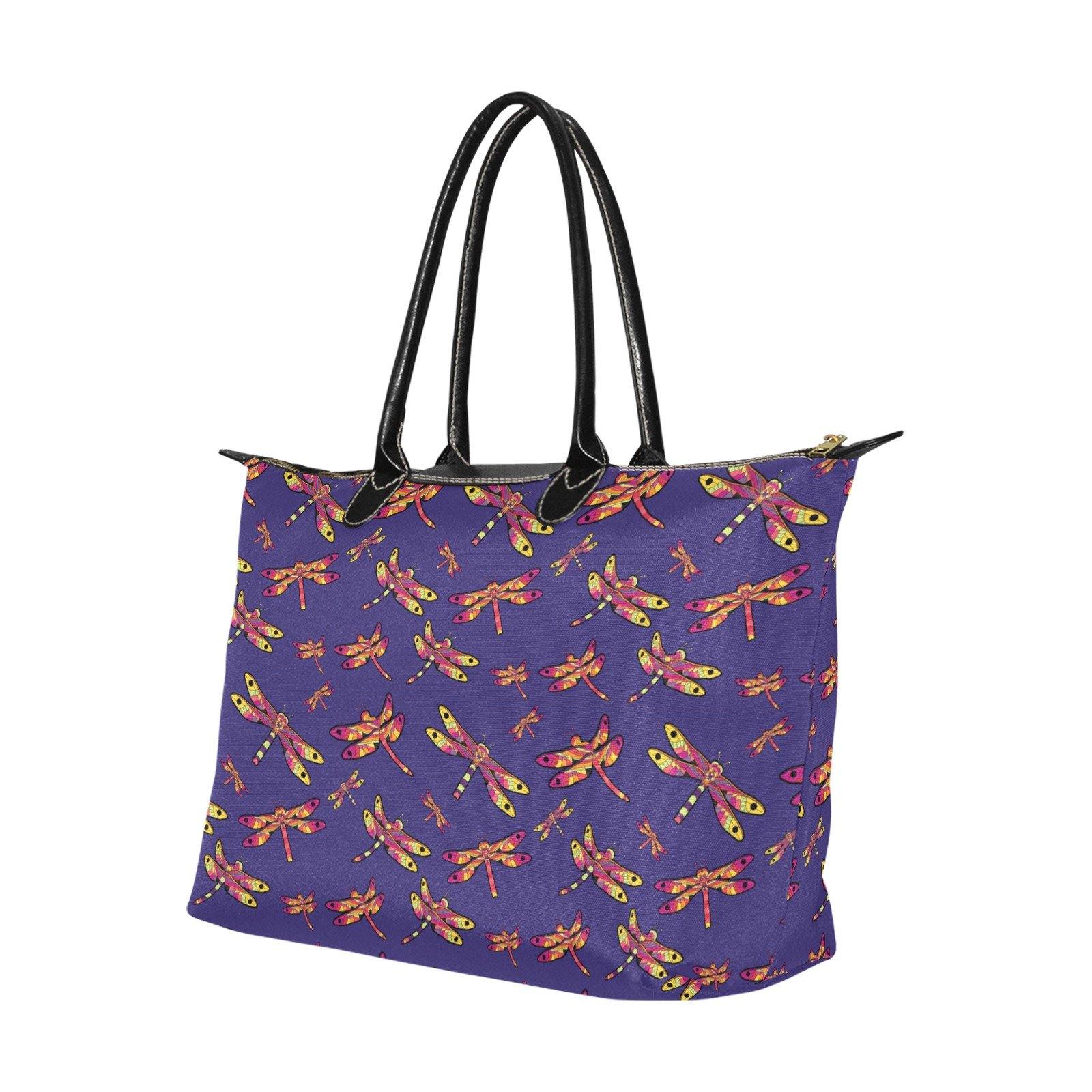 Gathering Purple Single-Shoulder Lady Handbag (Model 1714) bag e-joyer 