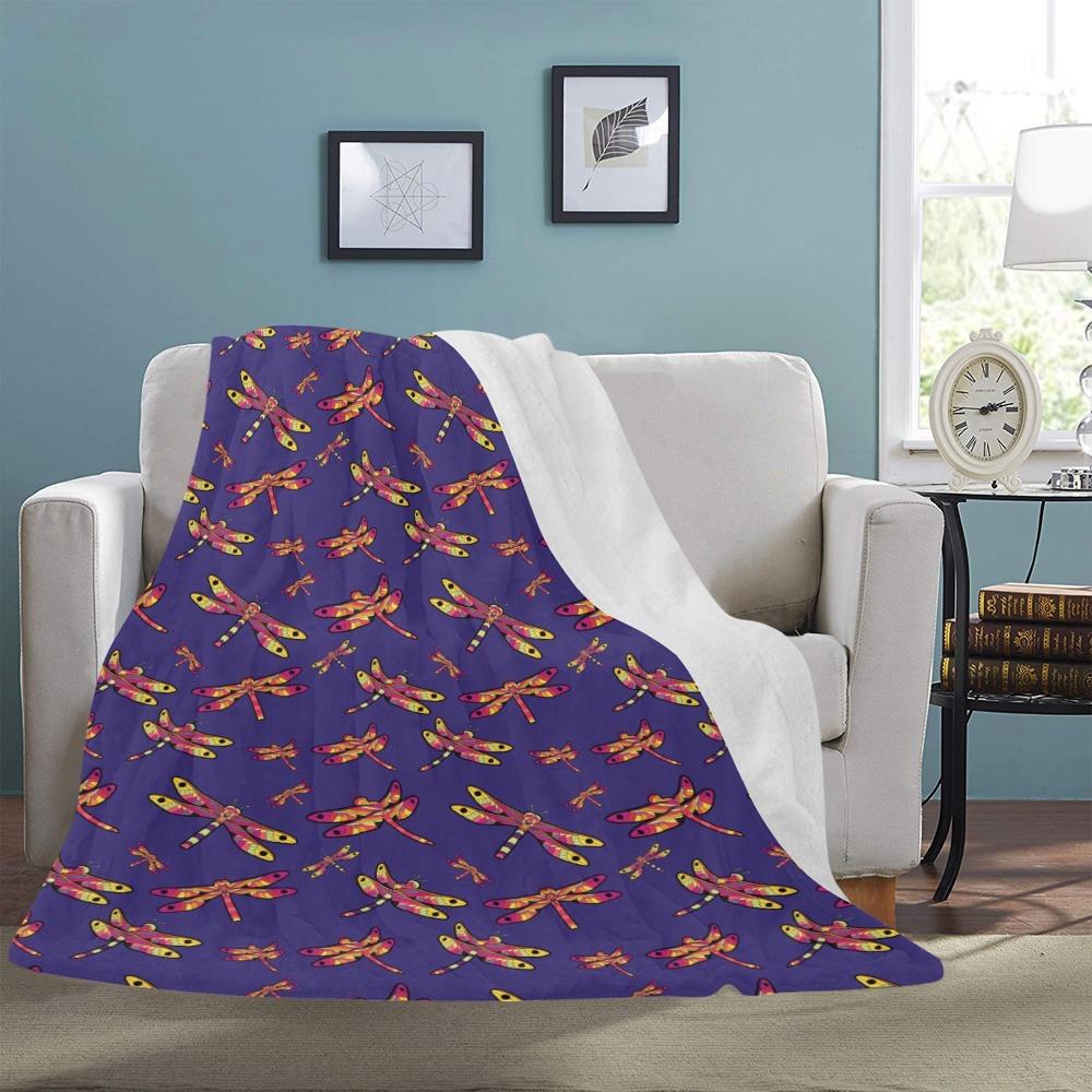 Gathering Purple Ultra-Soft Micro Fleece Blanket 60"x80" Ultra-Soft Blanket 60''x80'' e-joyer 