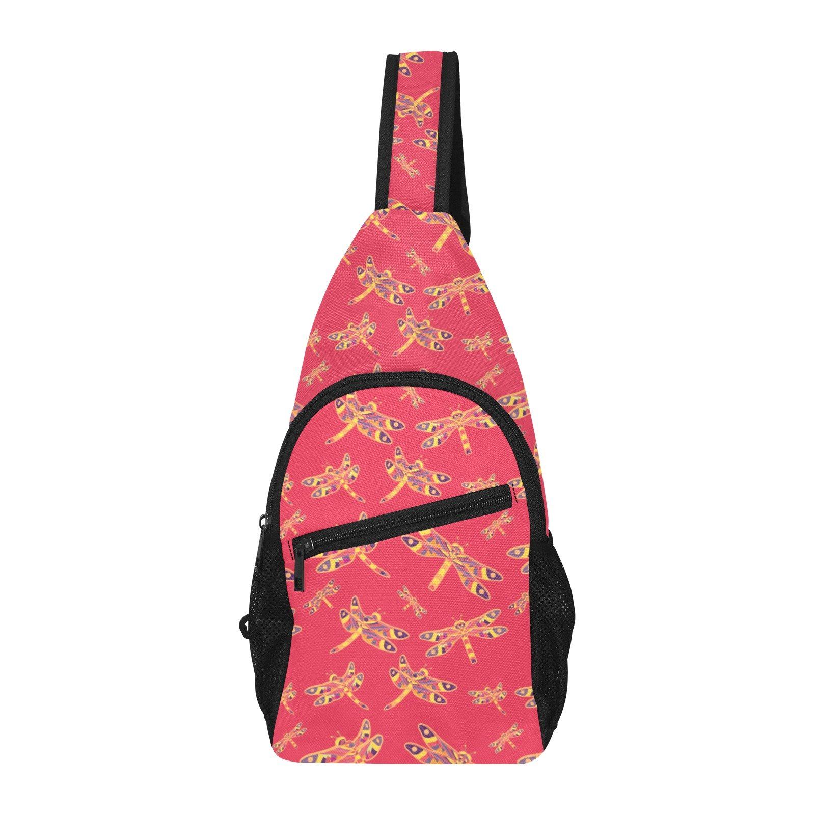Gathering Rouge All Over Print Chest Bag (Model 1719) All Over Print Chest Bag (1719) e-joyer 