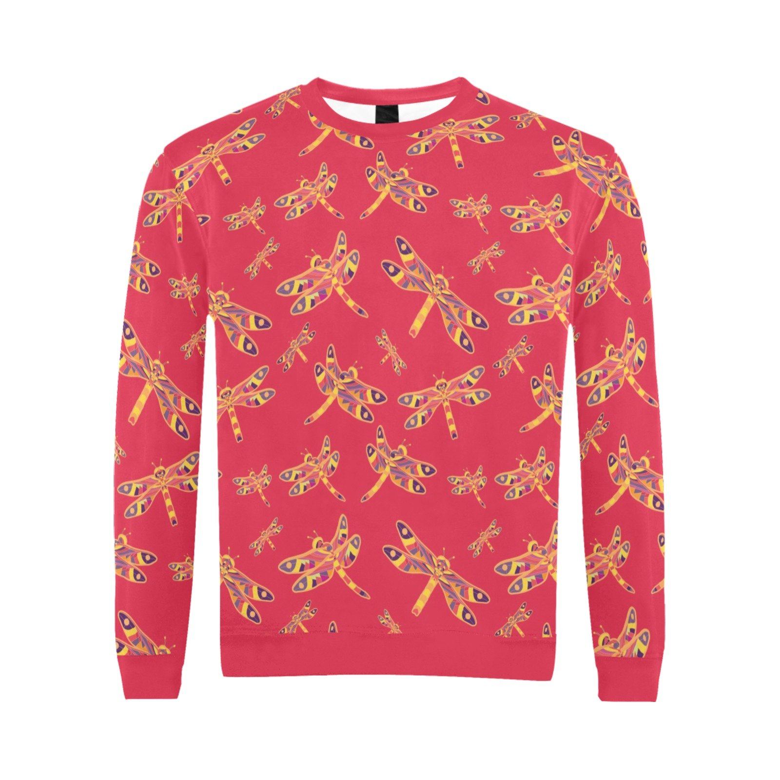 Gathering Rouge All Over Print Crewneck Sweatshirt for Men (Model H18) shirt e-joyer 