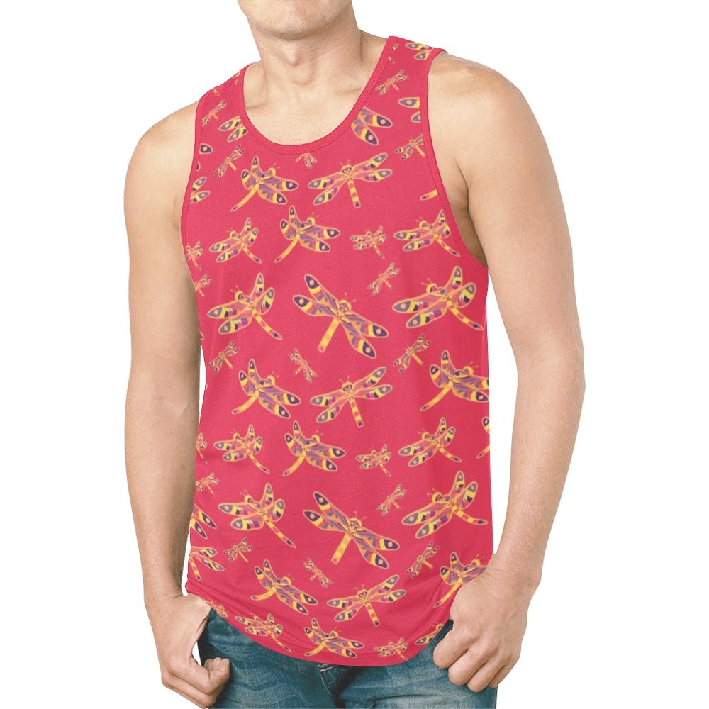 Gathering Rouge New All Over Print Tank Top for Men (Model T46) New All Over Print Tank Top for Men (T46) e-joyer 