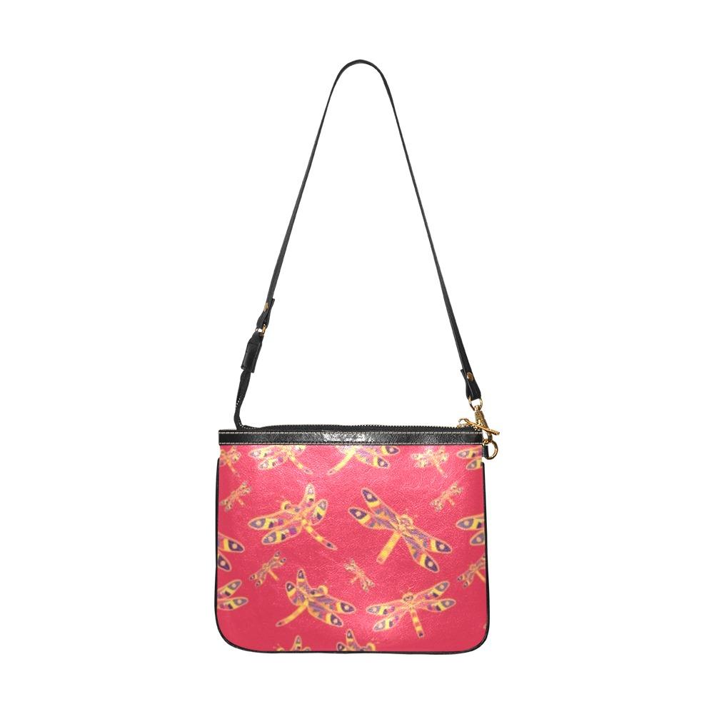 Gathering Rouge Small Shoulder Bag (Model 1710) Small Shoulder Bag (1710) e-joyer 