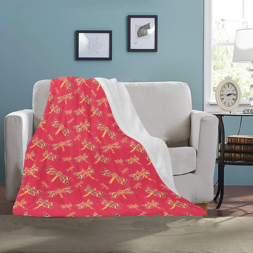 Gathering Rouge Ultra-Soft Micro Fleece Blanket 40"x50" Ultra-Soft Blanket 40''x50'' e-joyer 
