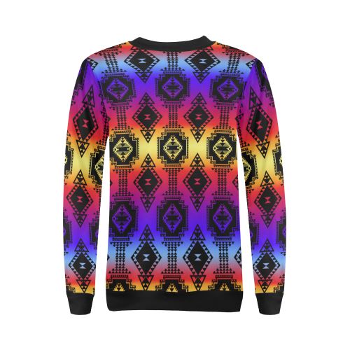 Gathering Sunset All Over Print Crewneck Sweatshirt for Women (Model H18) Crewneck Sweatshirt for Women (H18) e-joyer 