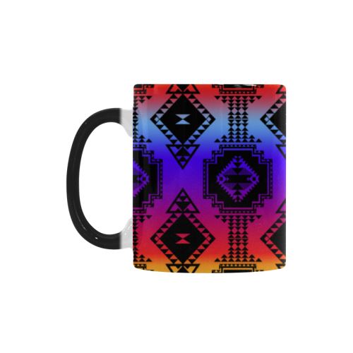 Gathering Sunset Custom Morphing Mug Mug e-joyer 