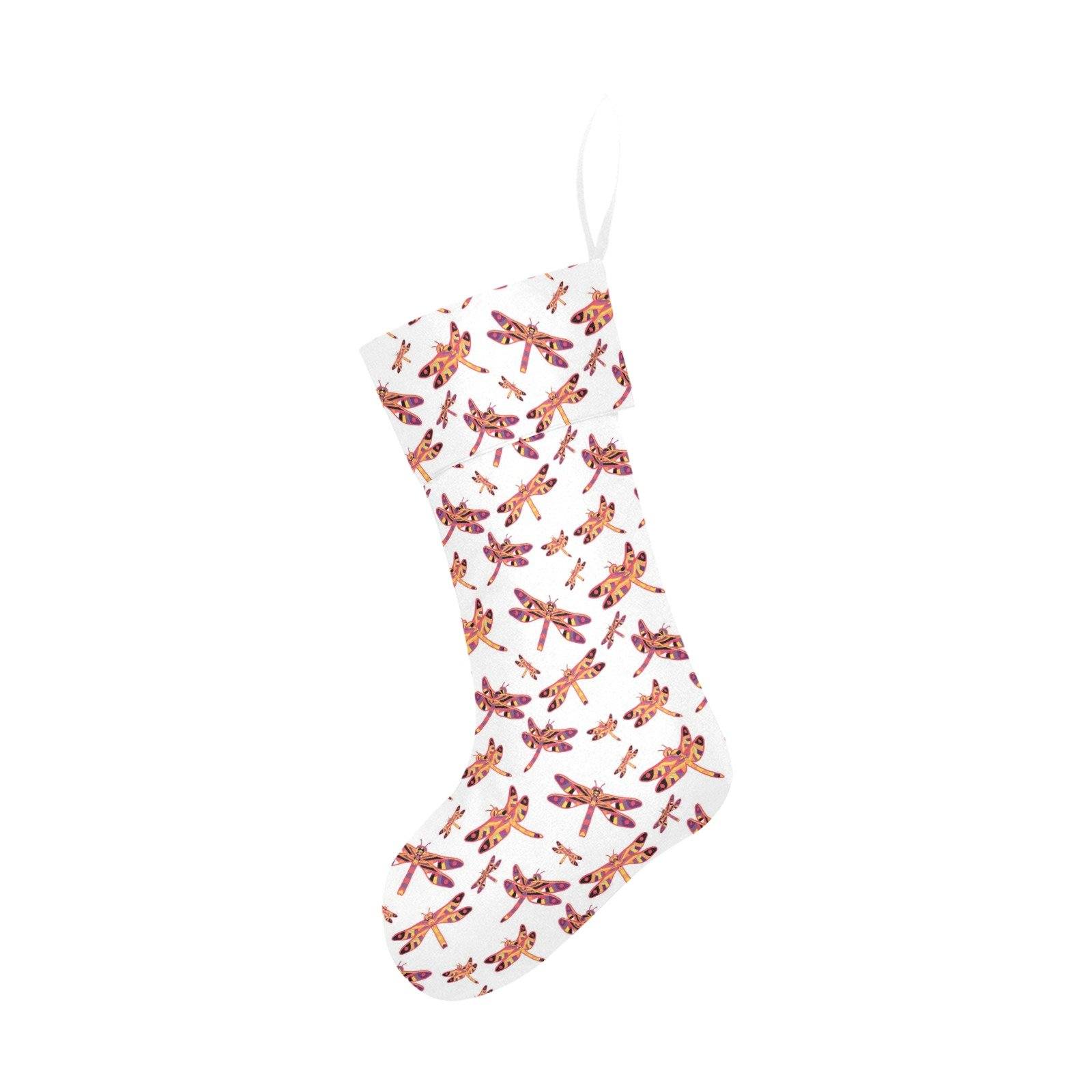 Gathering White Christmas Stocking holiday stocking e-joyer 