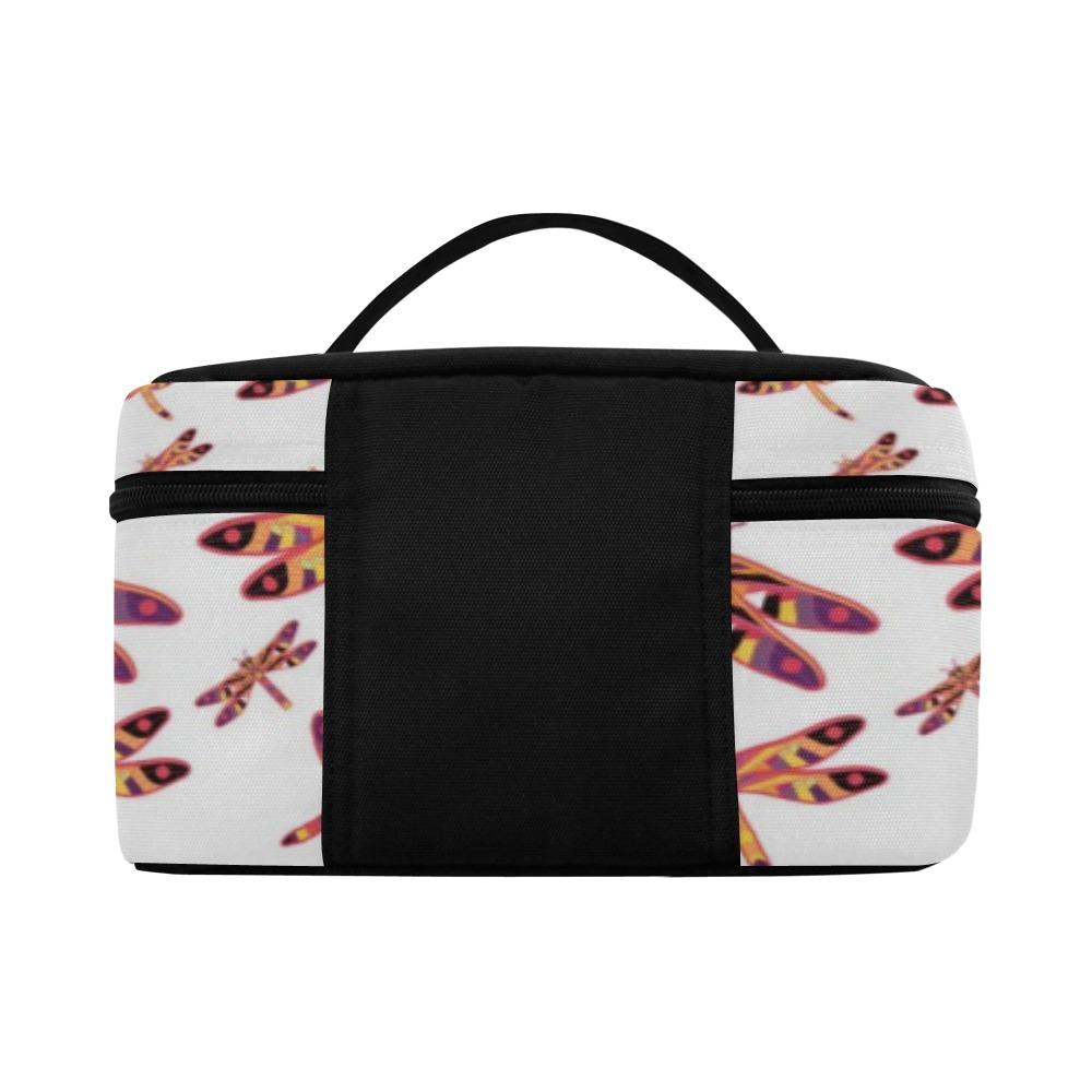 Gathering White Cosmetic Bag/Large (Model 1658) bag e-joyer 