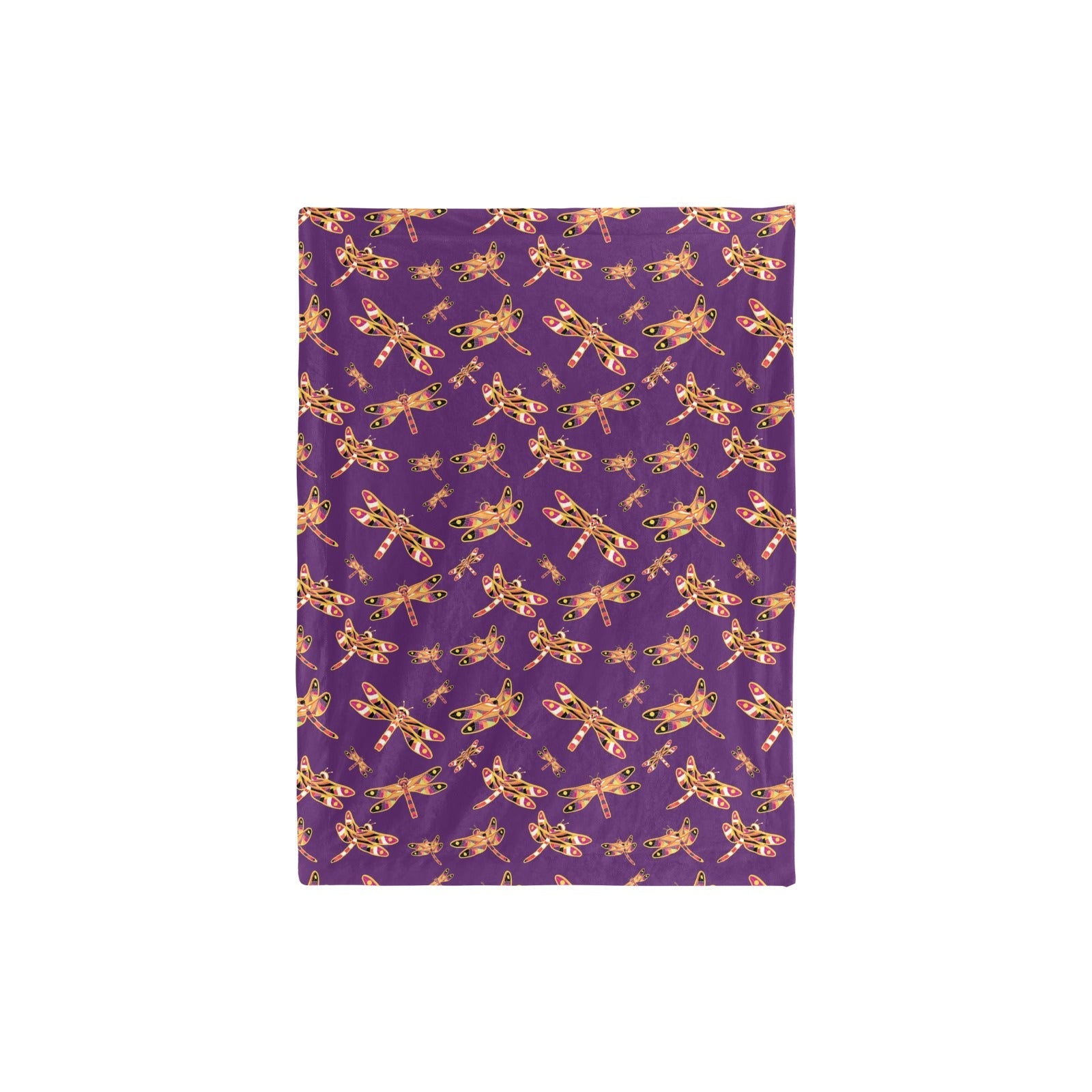 Gathering Yellow Purple Baby Blanket 30"x40" Baby Blanket 30"x40" e-joyer 