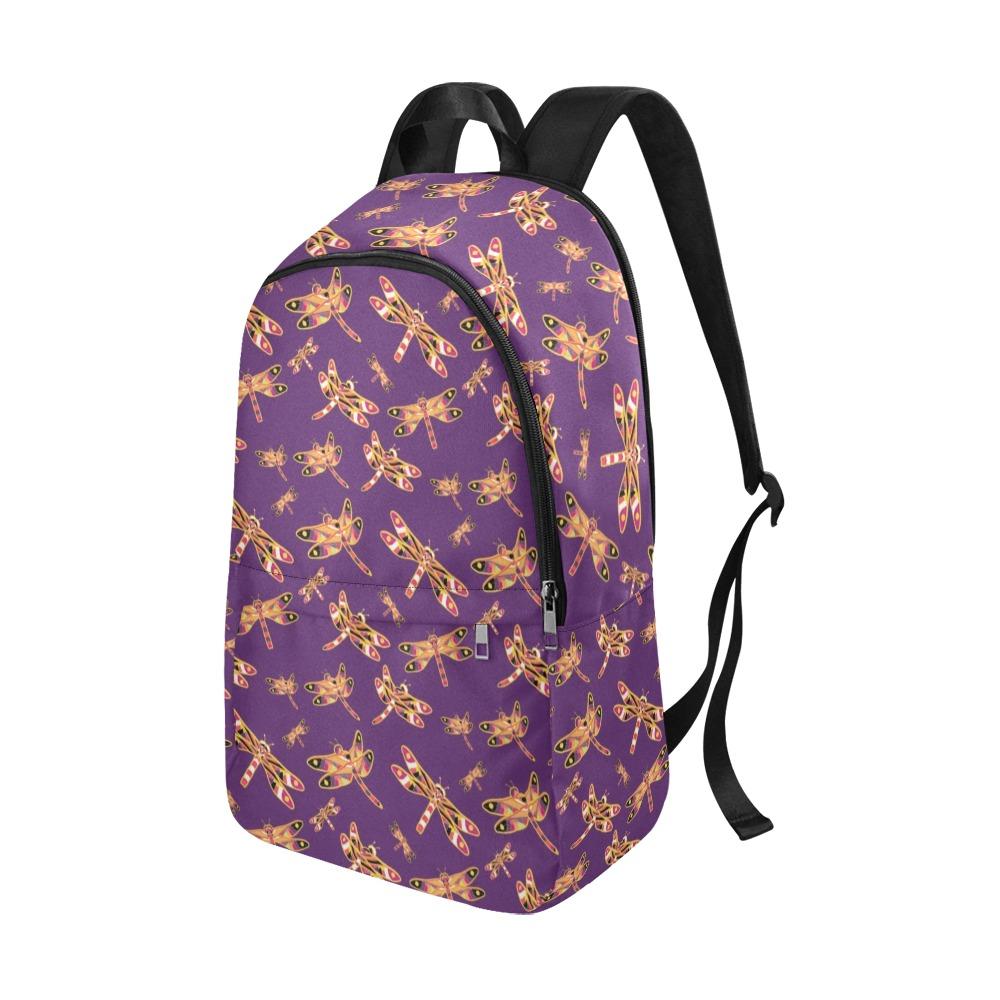 Gathering Yellow Purple Fabric Backpack for Adult (Model 1659) Casual Backpack for Adult (1659) e-joyer 