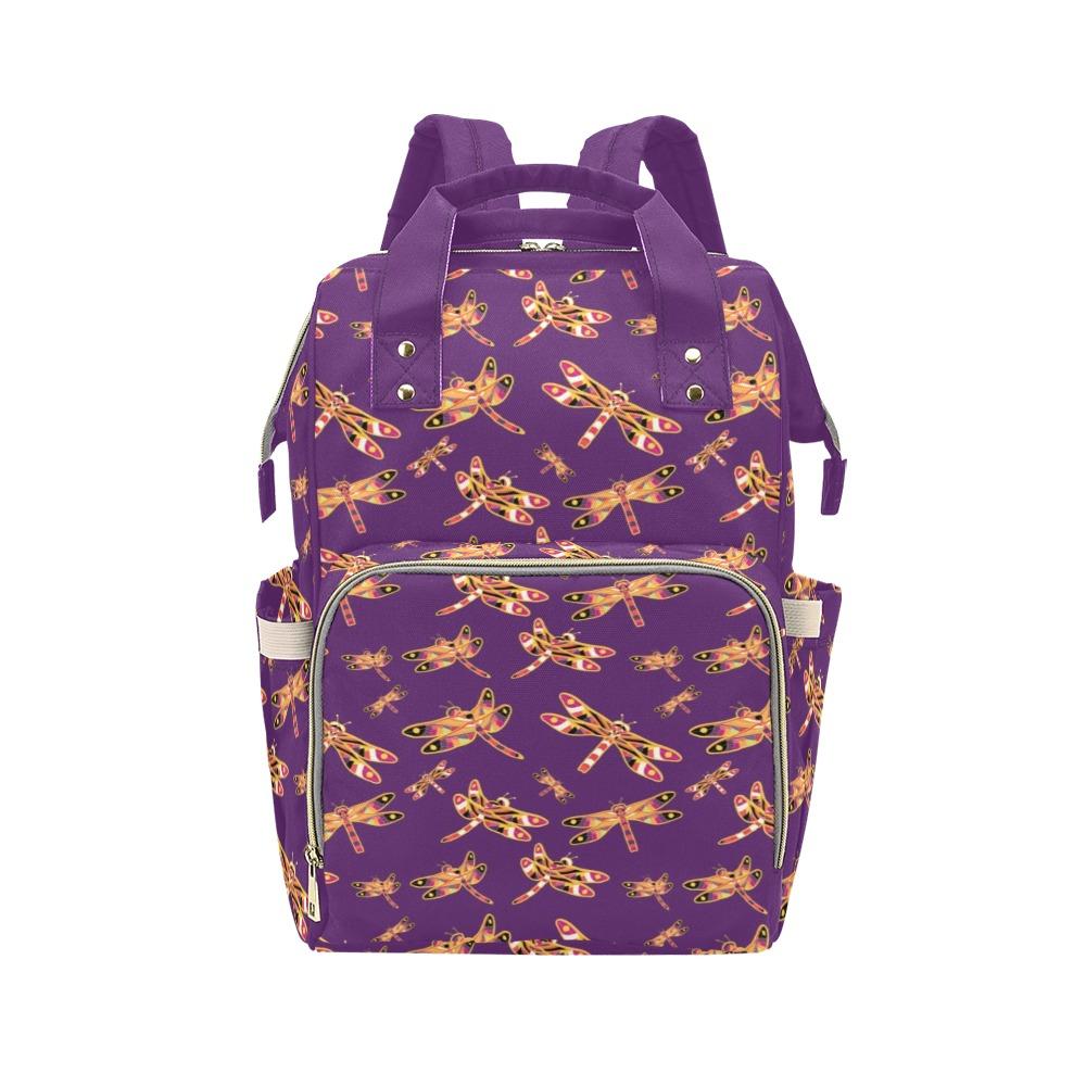 Gathering Yellow Purple Multi-Function Diaper Backpack/Diaper Bag (Model 1688) bag e-joyer 