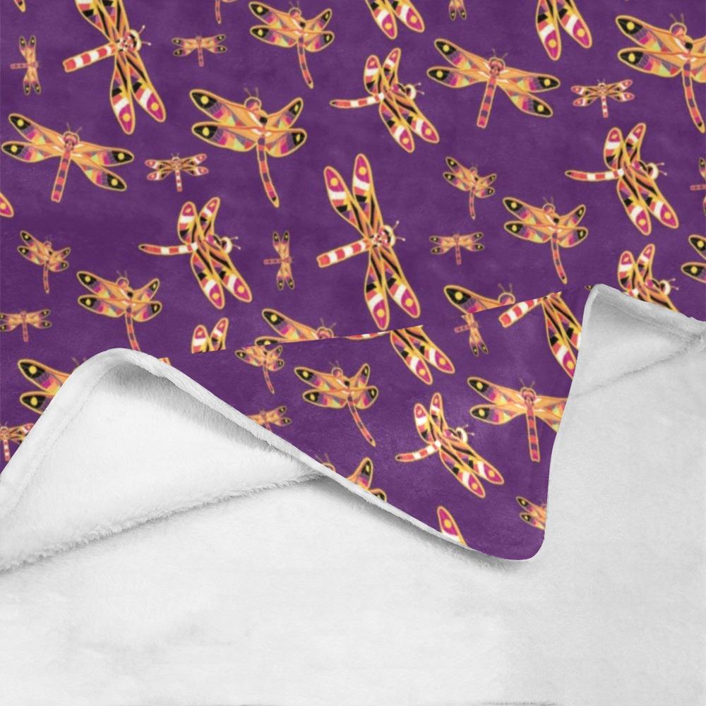 Gathering Yellow Purple Ultra-Soft Micro Fleece Blanket 40"x50" Ultra-Soft Blanket 40''x50'' e-joyer 