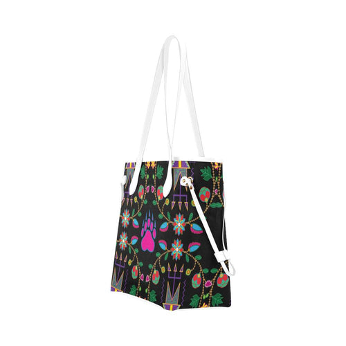 Grand Entry Women's Fancy Clover Canvas Tote Bag