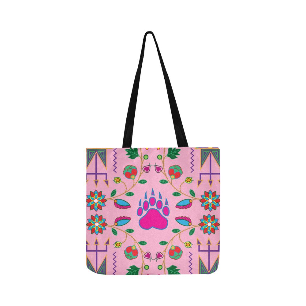 Geometric Floral Fall-Sunset Reusable Shopping Bag Model 1660 (Two sides) Shopping Tote Bag (1660) e-joyer 