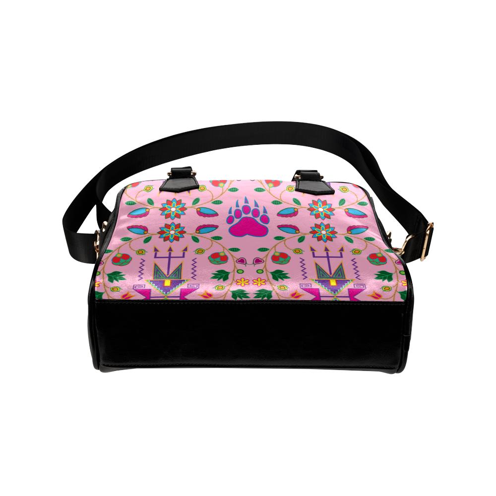 Geometric Floral Fall-Sunset Shoulder Handbag (Model 1634) Shoulder Handbags (1634) e-joyer 