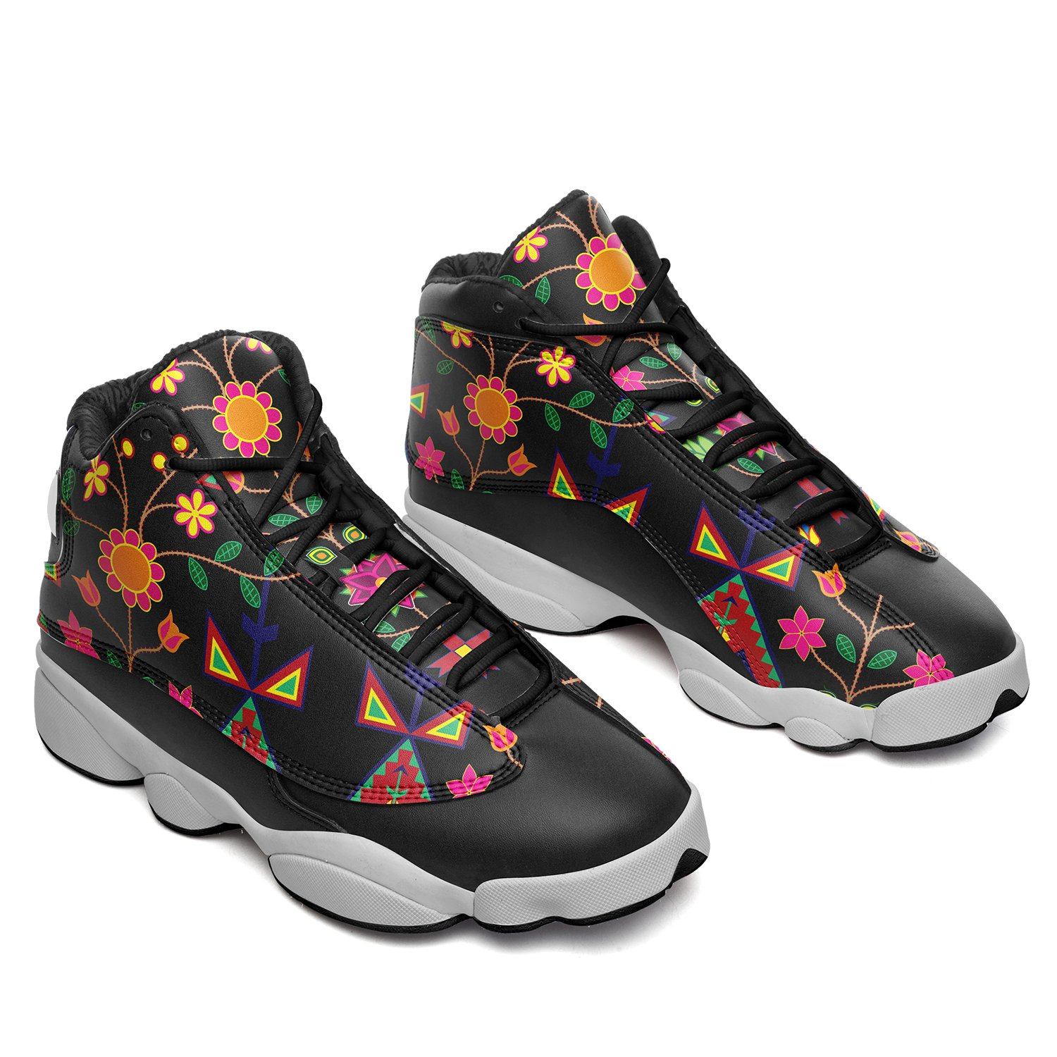 Geometric Floral Spring Black Isstsokini Athletic Shoes Herman 