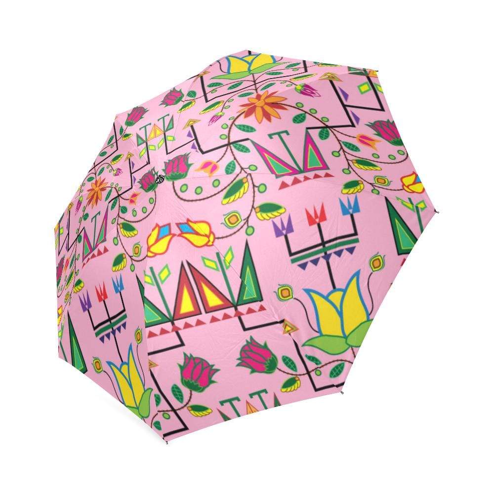 Geometric Floral Summer-Sunset Foldable Umbrella Foldable Umbrella e-joyer 