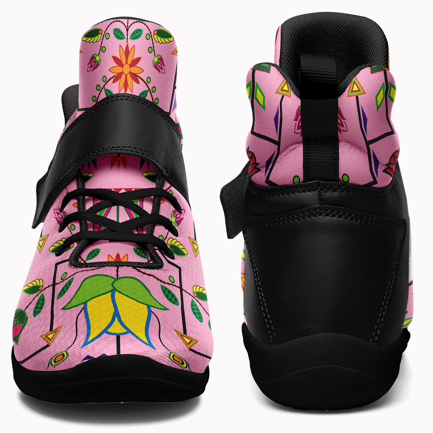 Geometric Floral Summer Sunset Ipottaa Basketball / Sport High Top Shoes 49 Dzine 