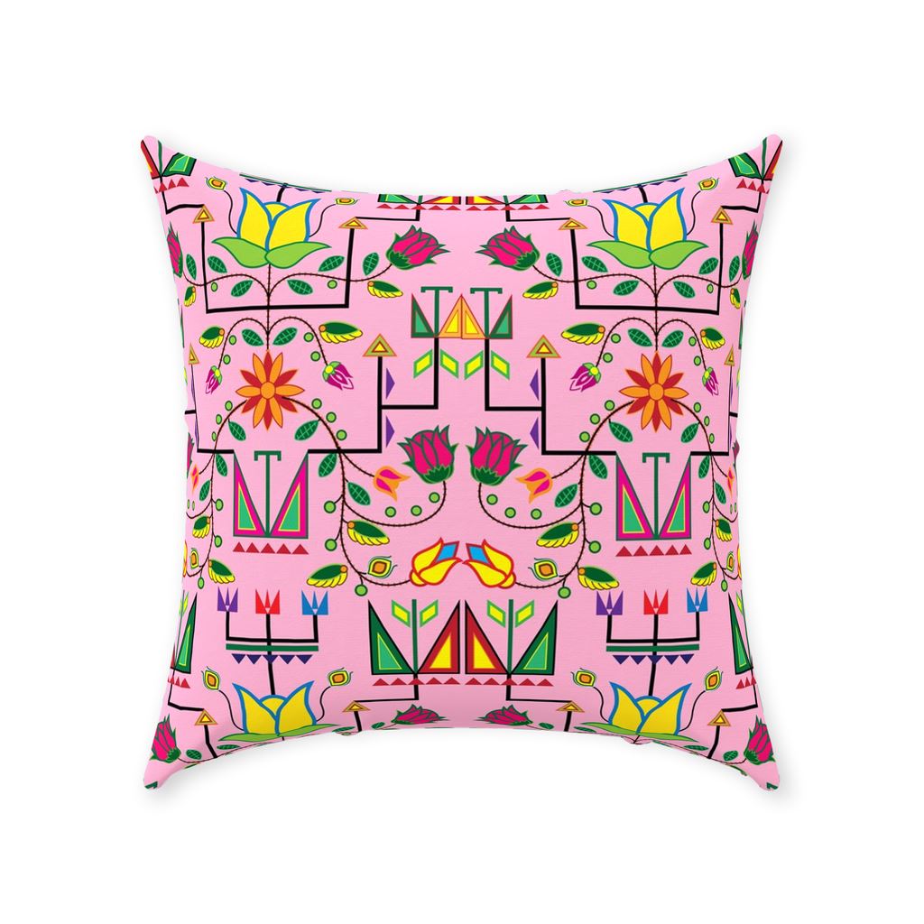 Geometric Floral Summer - Sunset Throw Pillows 49 Dzine 