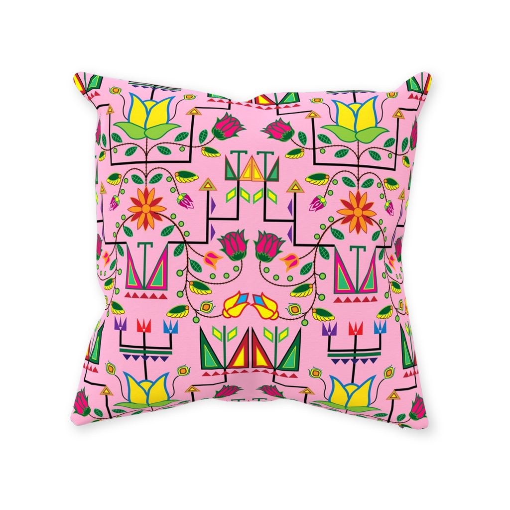 Geometric Floral Summer - Sunset Throw Pillows 49 Dzine 