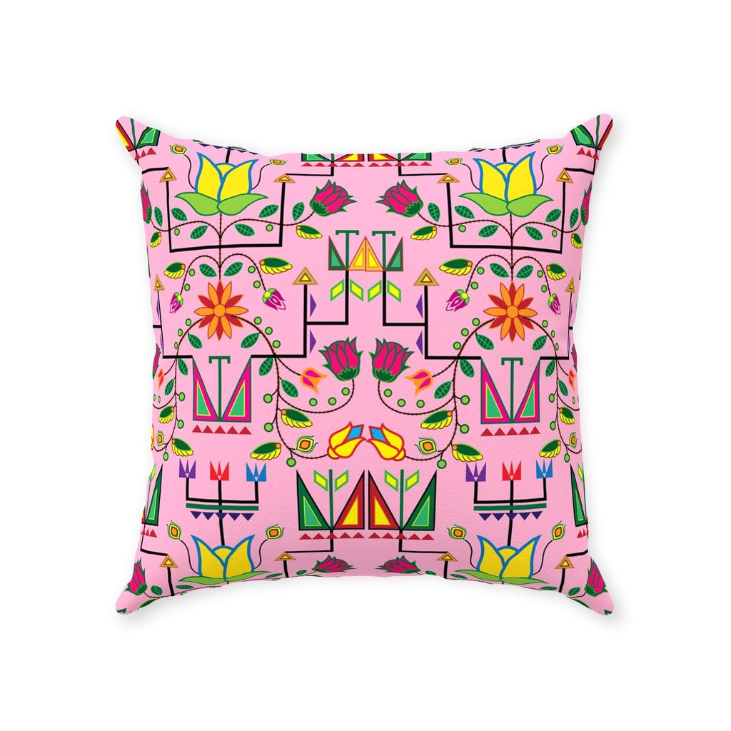 Geometric Floral Summer - Sunset Throw Pillows 49 Dzine 