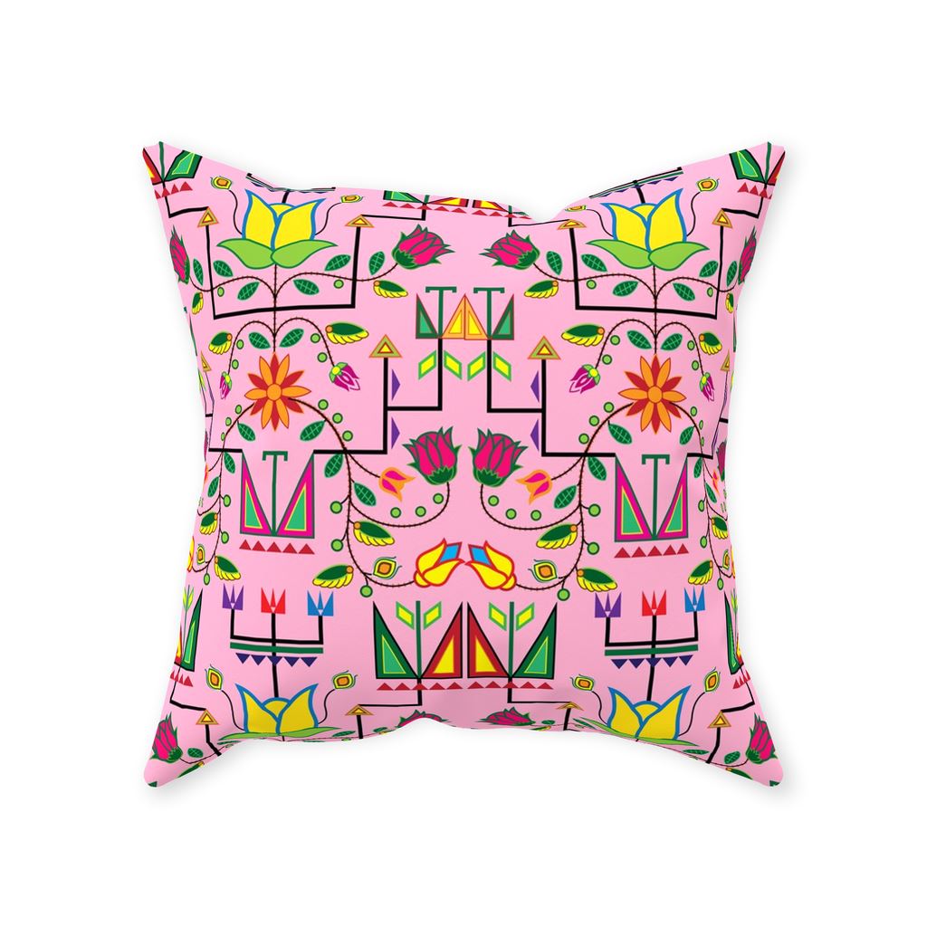 Geometric Floral Summer - Sunset Throw Pillows 49 Dzine 