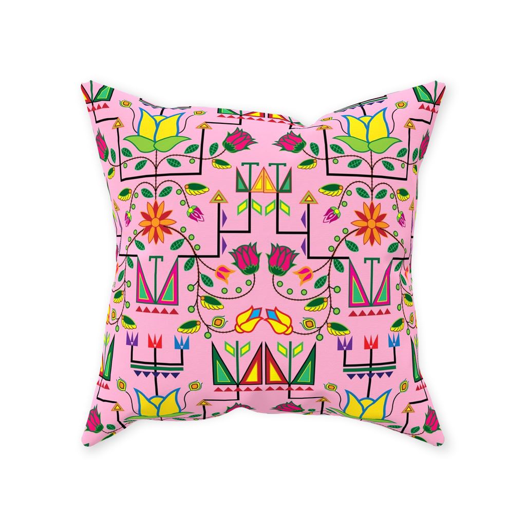 Geometric Floral Summer - Sunset Throw Pillows 49 Dzine 