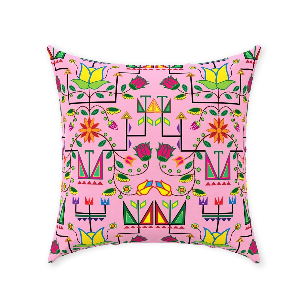 Geometric Floral Summer - Sunset Throw Pillows 49 Dzine 