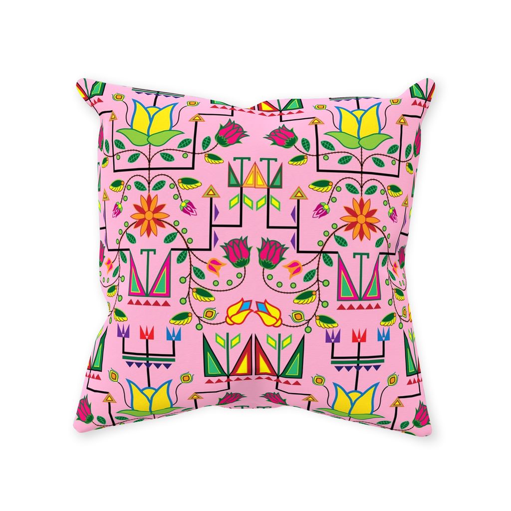 Geometric Floral Summer - Sunset Throw Pillows 49 Dzine 