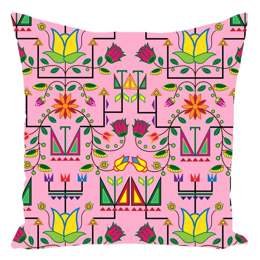 Geometric Floral Summer - Sunset Throw Pillows 49 Dzine 