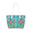 New Growth Bright Sky Clover Canvas Tote Bag