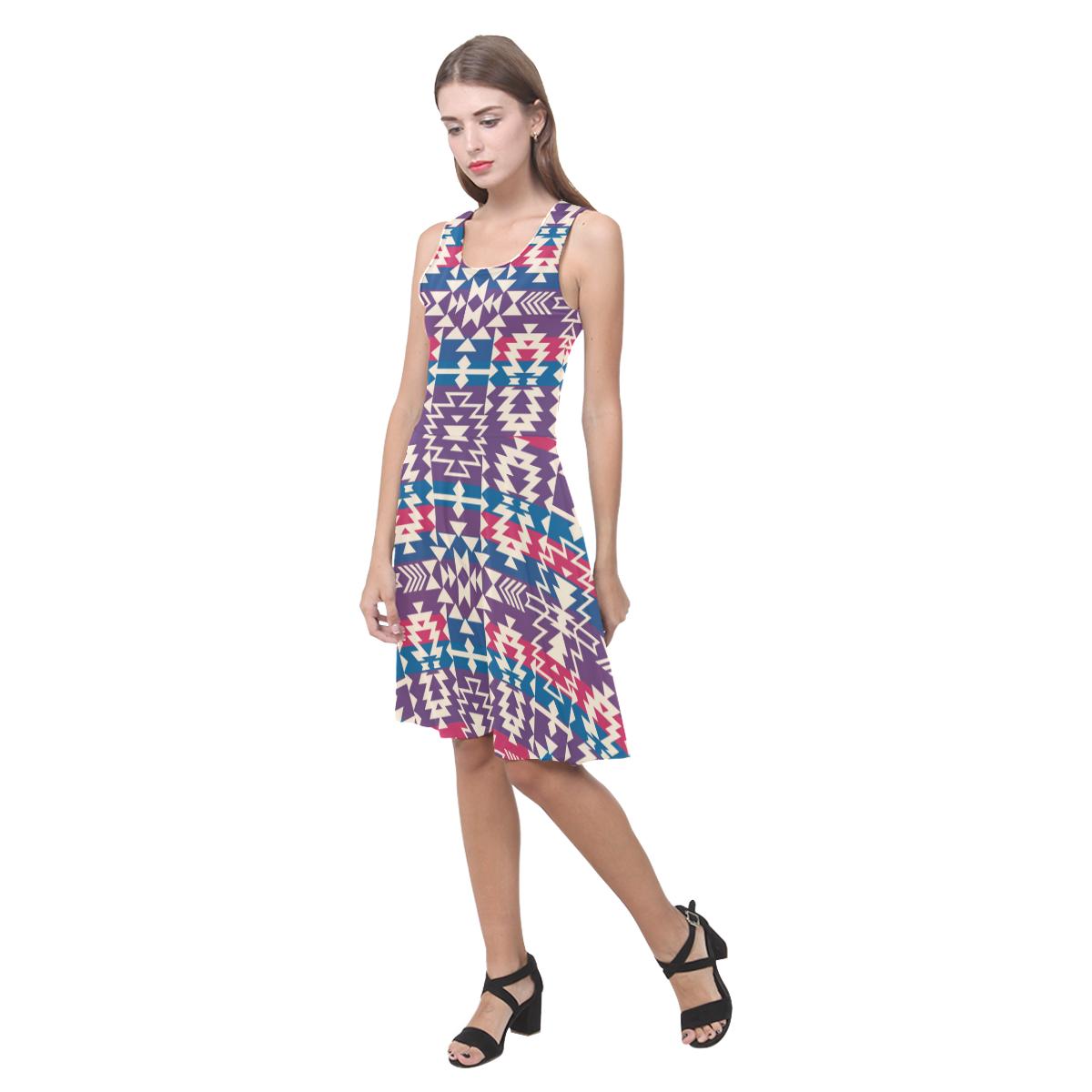 Grand Entry Women's Fancy Atalanta Casual Sundress(Model D04) Atalanta Sundress (D04) e-joyer 