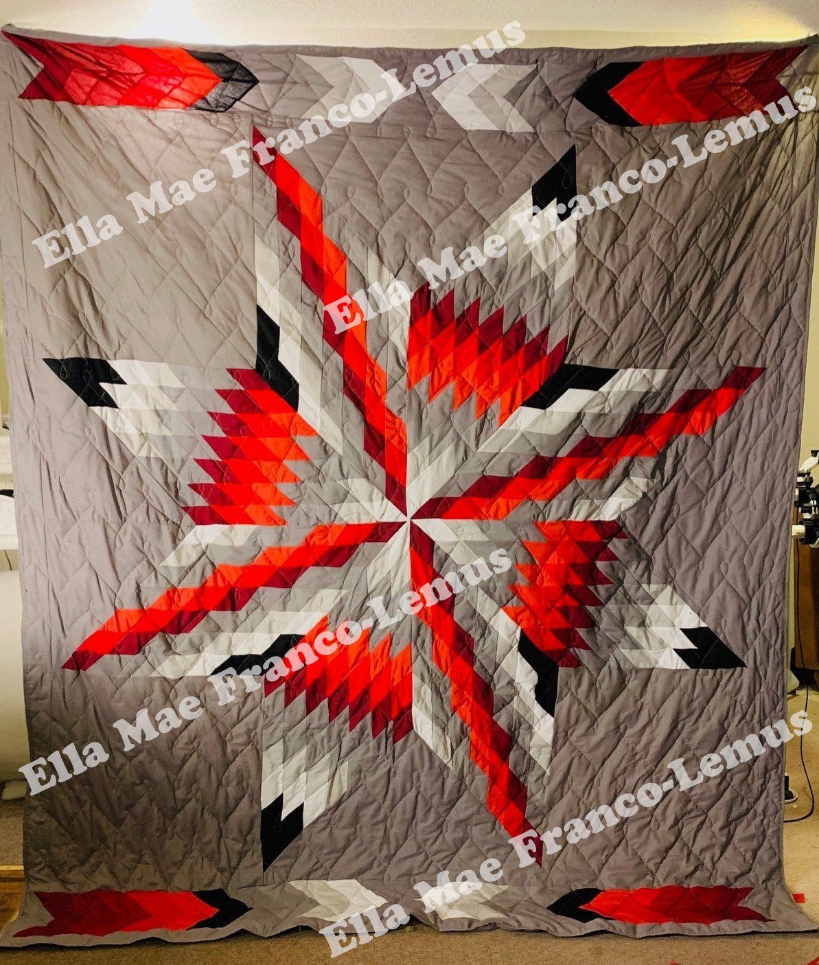Handmade Star Quilt- Design 11 49 Dzine 