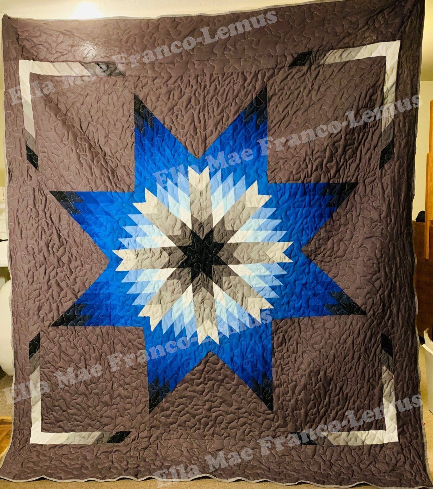 Handmade Star Quilt- Design 20 49 Dzine 