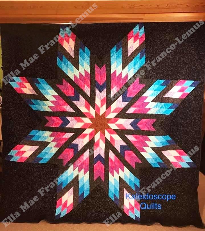 Handmade Star Quilt- Design 22 49 Dzine 