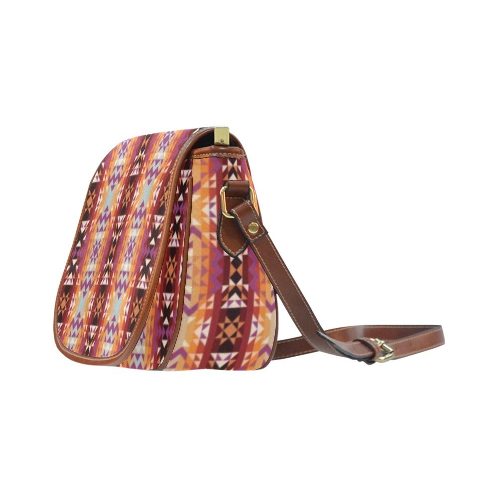 Heatwave Saddle Bag/Small (Model 1649) Full Customization bag e-joyer 