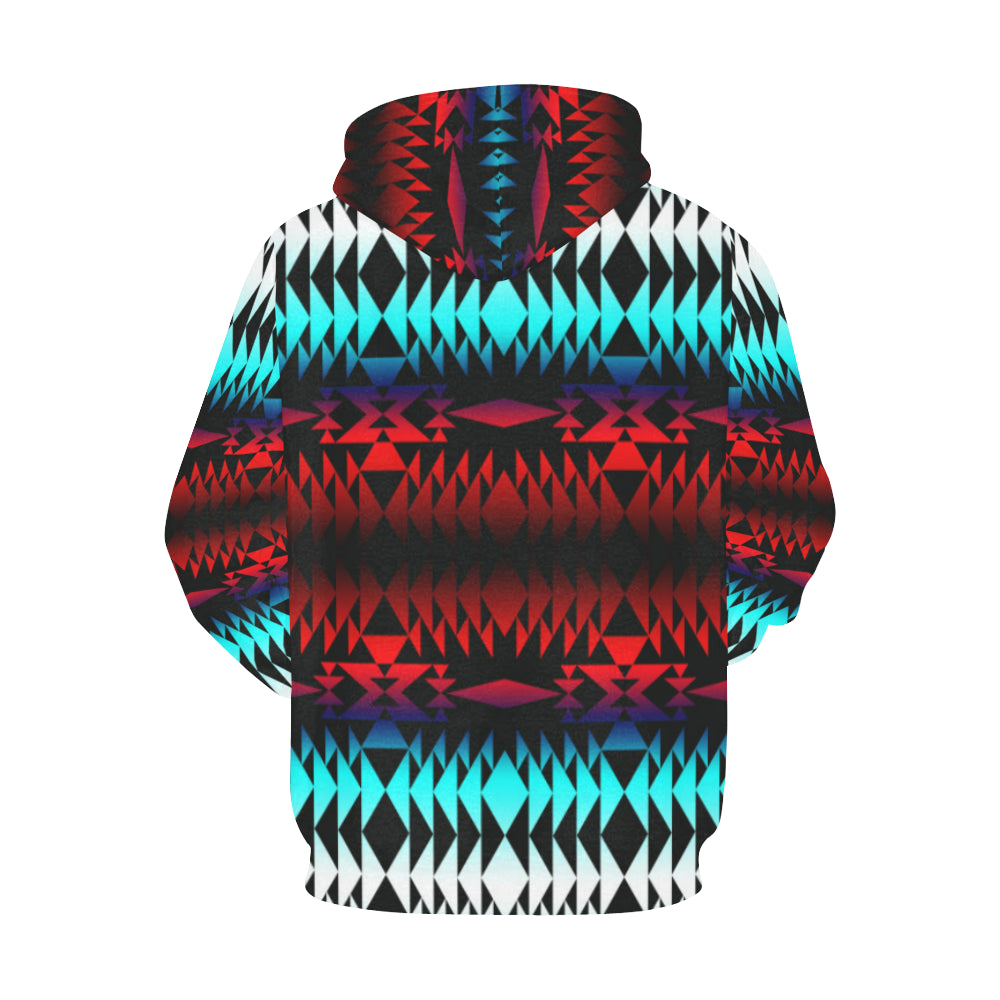In Between Two Worlds All Over Print Hoodie for Women (USA Size) (Model H13) All Over Print Hoodie for Women (H13) e-joyer 