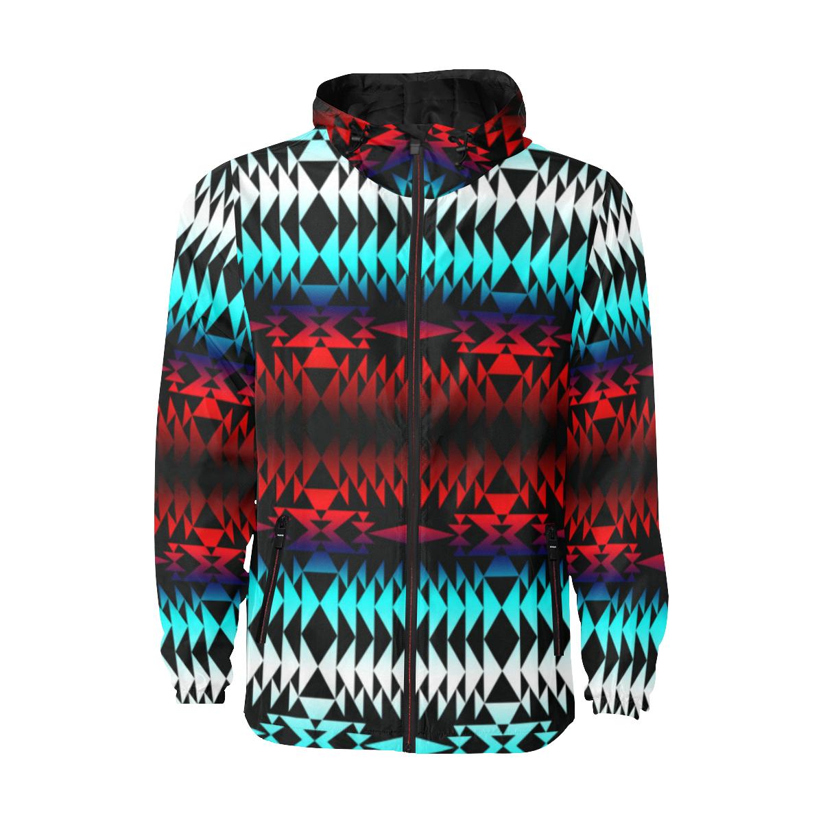In Between Two Worlds All Over Print Quilted Windbreaker for Men (Model H35) All Over Print Quilted Windbreaker for Men (H35) e-joyer 