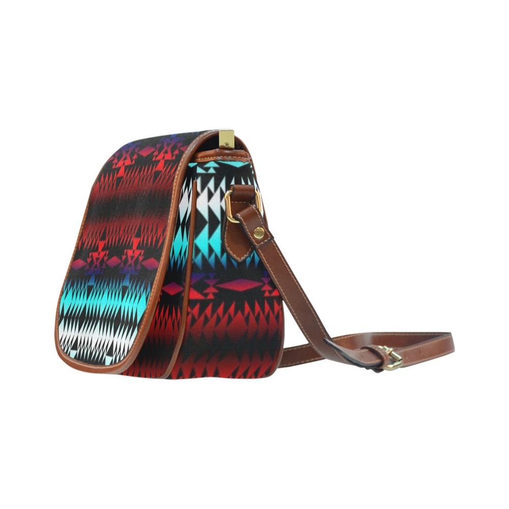 In Between Two Worlds Saddle Bag/Small (Model 1649) Full Customization bag e-joyer 