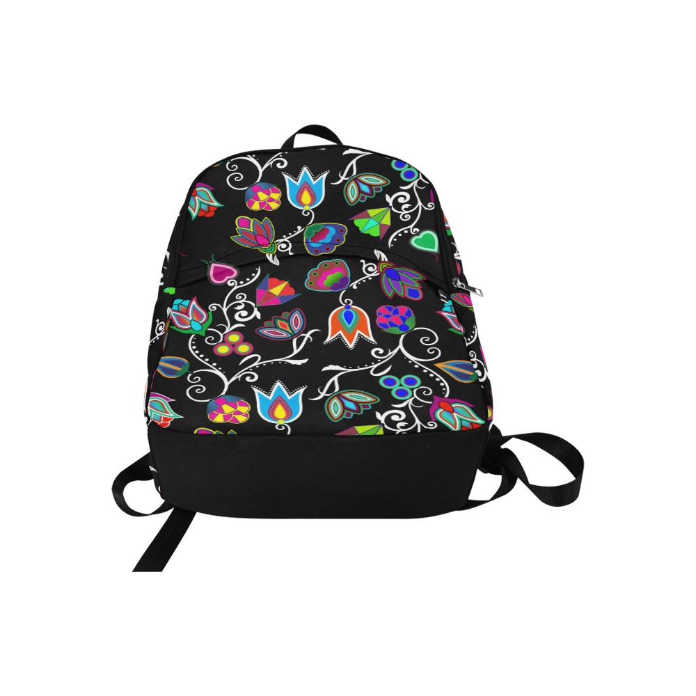 Indigenous Paisley Black Fabric Backpack for Adult (Model 1659) Casual Backpack for Adult (1659) e-joyer 