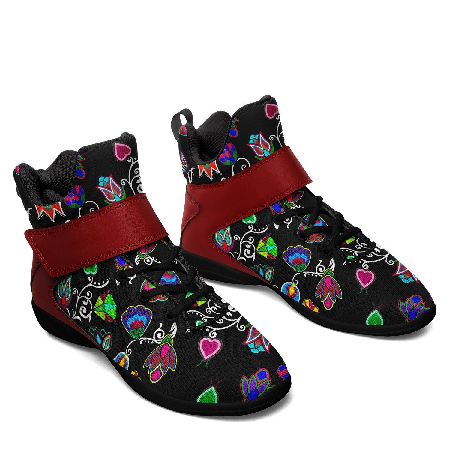 Indigenous Paisley Black Ipottaa Basketball / Sport High Top Shoes 49 Dzine 