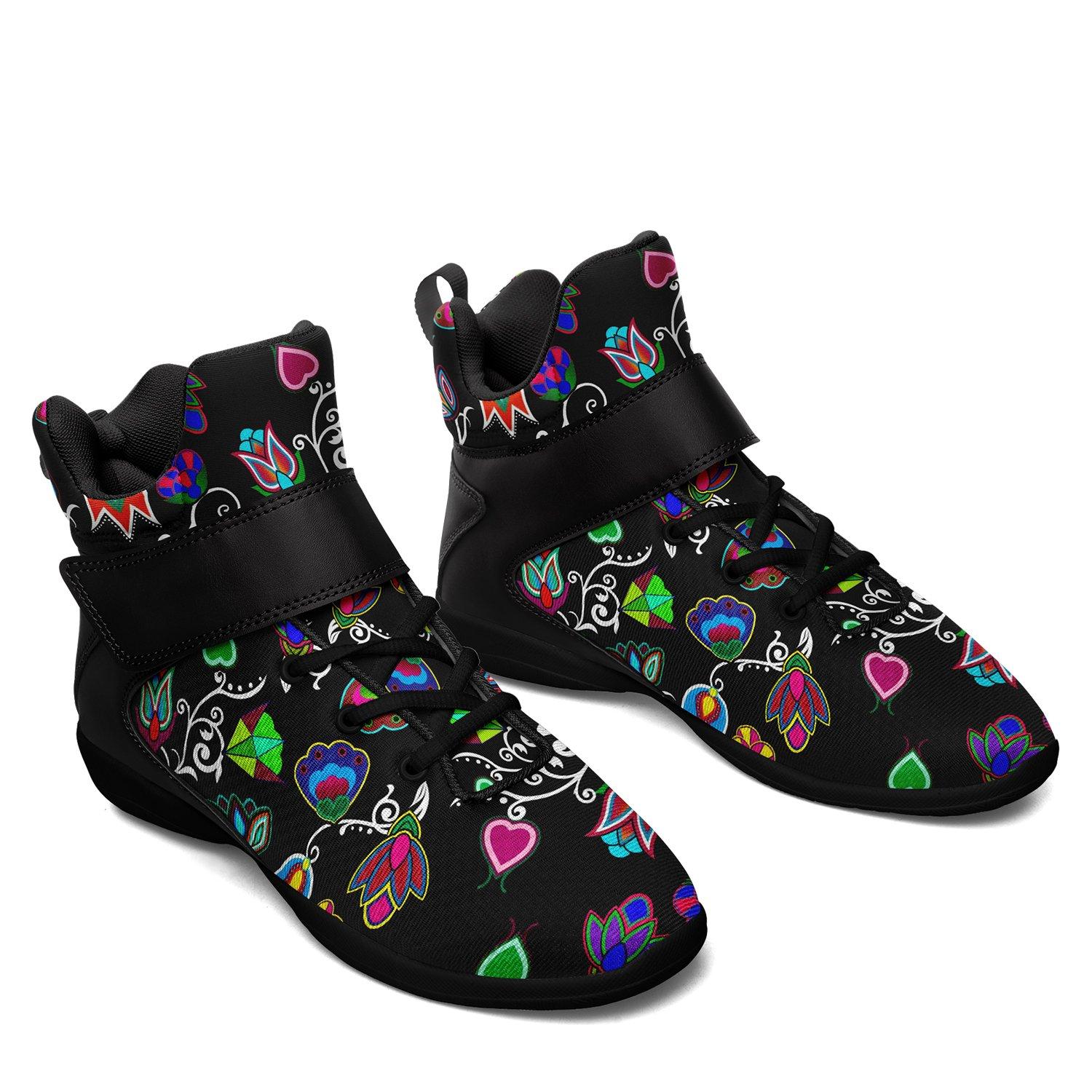 Indigenous Paisley Black Ipottaa Basketball / Sport High Top Shoes 49 Dzine 