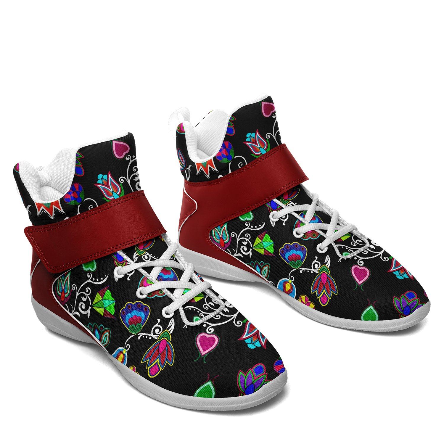 Indigenous Paisley Black Ipottaa Basketball / Sport High Top Shoes 49 Dzine 