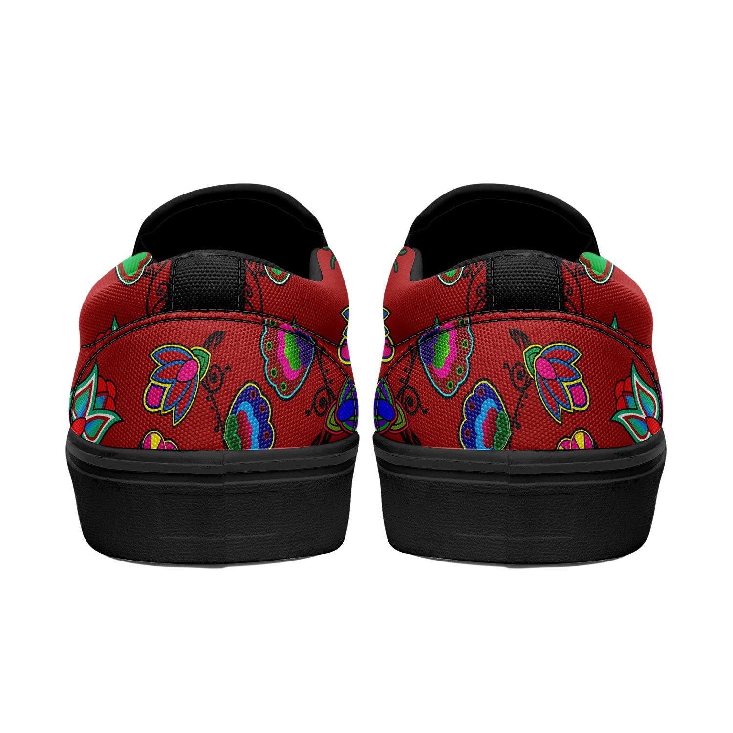 Indigenous Paisley Dahlia Otoyimm Canvas Slip On Shoes 49 Dzine 